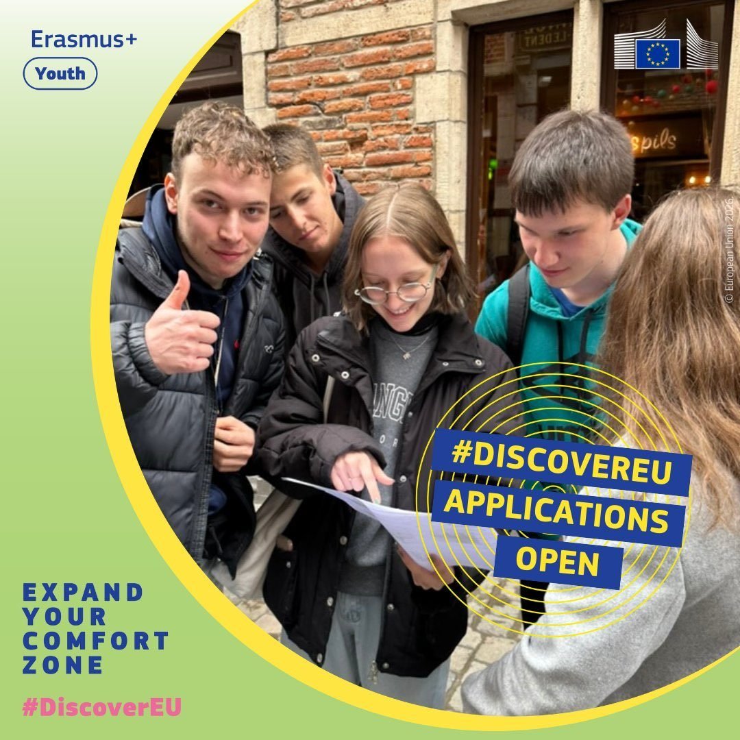 DiscoverEU 2026 ist geöffnet: 40.000 junge Menschen können einen Europa-Travel-Pass erhalten